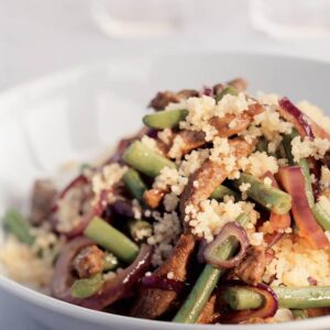 couscous met shoarma en sperziebonen